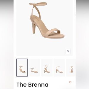 Pashion Footwear Beige Heeled Sandals